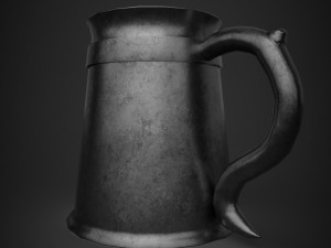medieval tavern cup 3D 모델