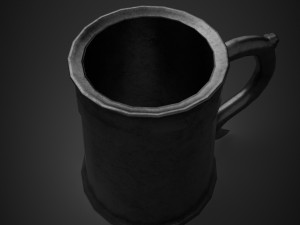 medieval tavern cup 3D 모델