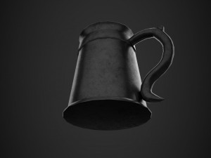 medieval tavern cup 3D 모델