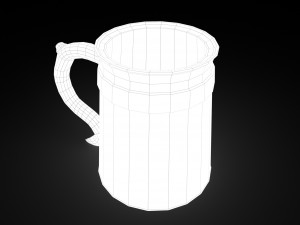 medieval tavern cup 3D 모델