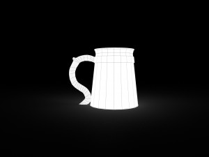 medieval tavern cup 3D 모델