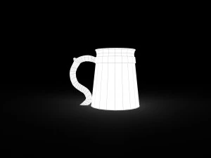medieval tavern cup 3D Model