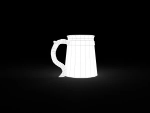 medieval tavern cup 3D Model