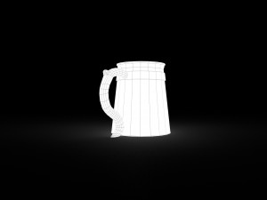 medieval tavern cup 3D 모델