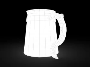 medieval tavern cup 3D Model