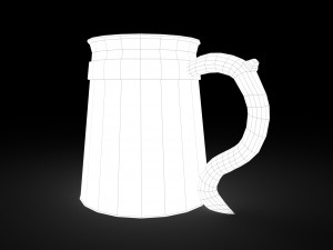 medieval tavern cup 3D 모델