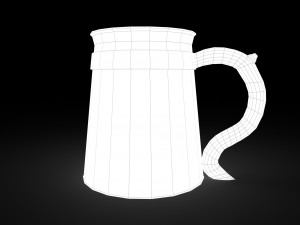 medieval tavern cup 3D 모델