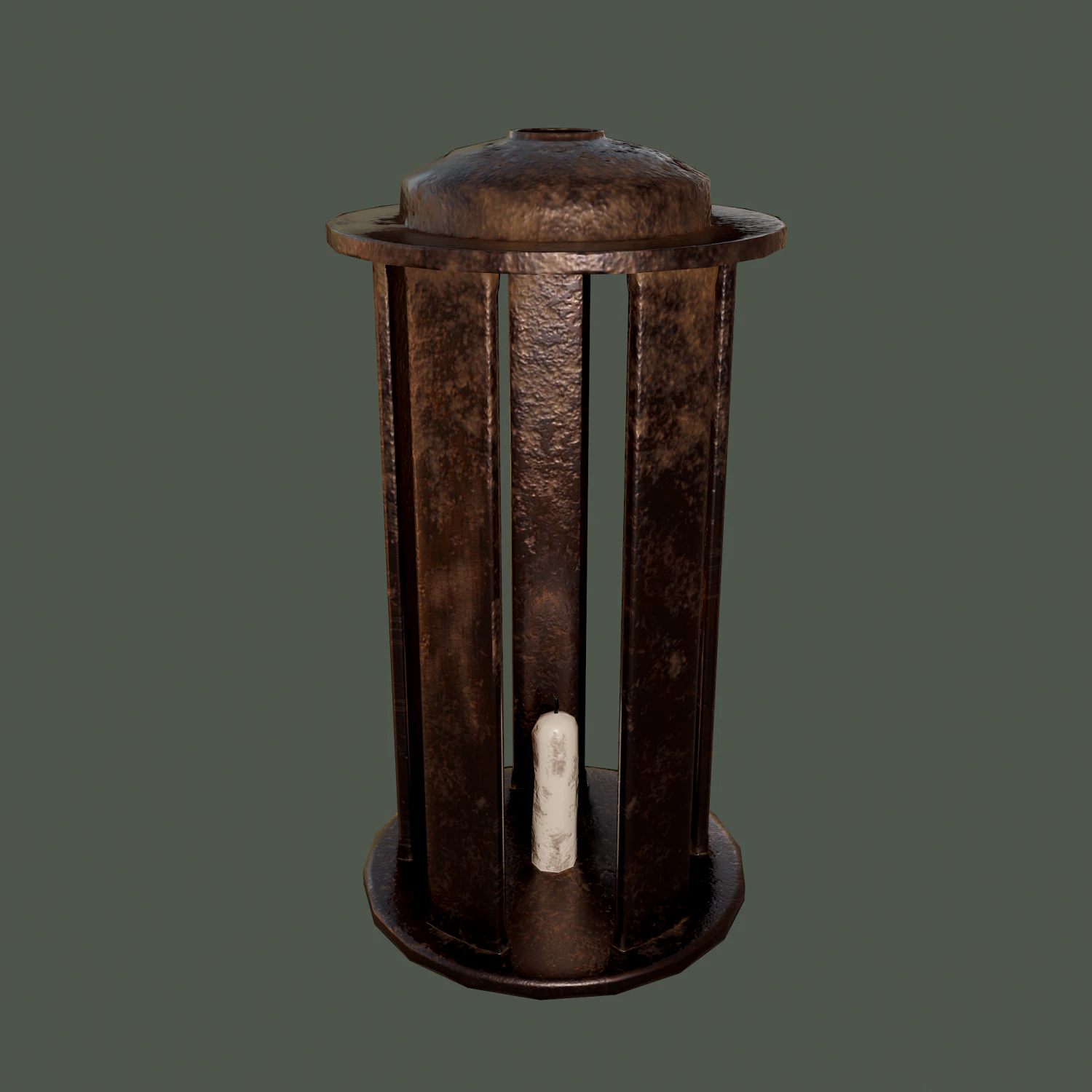 Medieval lantern 3D Model .c4d .max .obj .3ds .fbx .stl .blend