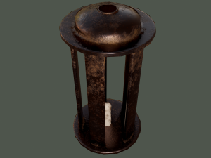 Medieval lantern 3D Model