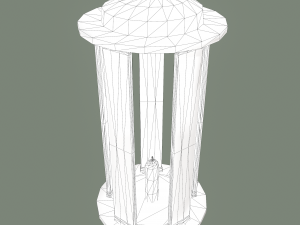 Medieval lantern 3D Model