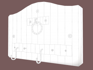 wall rack 3D Modell