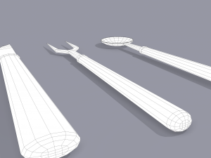 Medieval cutlery 3D Модель