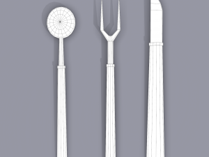 Medieval cutlery 3D Модель