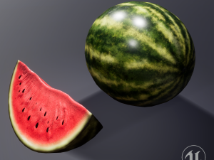 Watermelon 3D Model