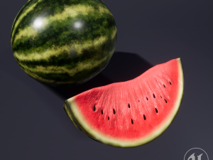 Watermelon 3D Model