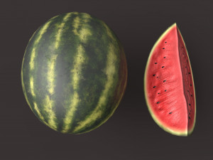 Watermelon 3D Model