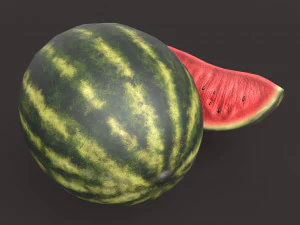 Watermelon 3D Model