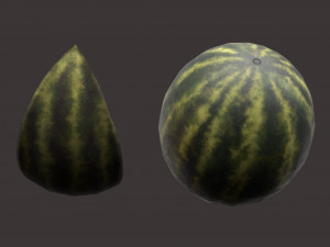 Watermelon 3D Model