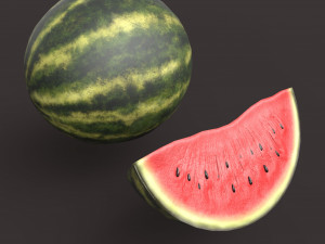 Watermelon 3D Model