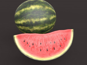 Watermelon 3D Model