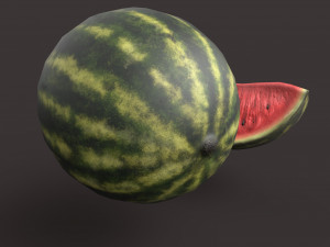 Watermelon 3D Model