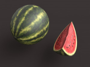 Watermelon 3D Model