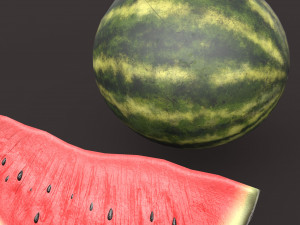 Watermelon 3D Model
