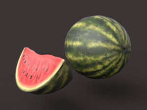 Watermelon 3D Model