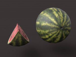 Watermelon 3D Model