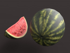 Watermelon 3D Model