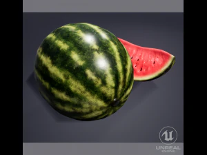 Watermelon 3D Model