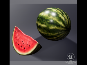 Watermelon 3D Model