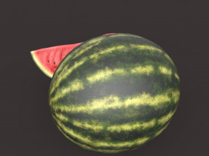 Watermelon 3D Model