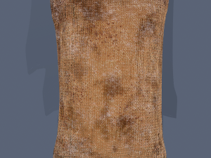 Burlap sacks three straight Modello 3D