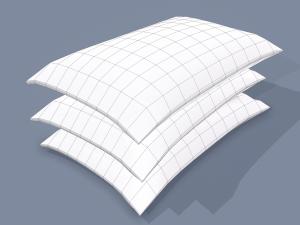 Burlap sacks three straight Modello 3D