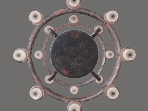 Medieval chandelier 3D Model