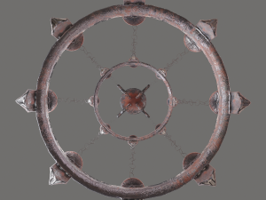 Medieval chandelier 3Dモデル