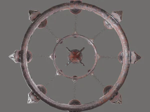 Medieval chandelier 3D Model