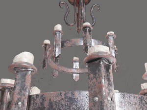 Medieval chandelier 3Dモデル