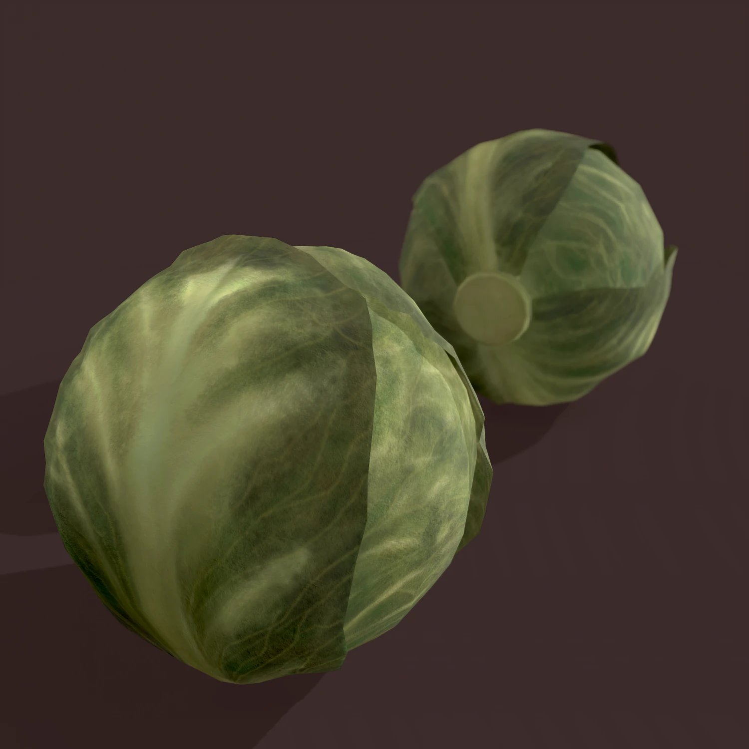 cabbage 3D Model .c4d .max .obj .3ds .fbx .stl .blend 