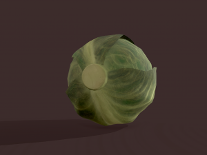 cabbage 3D Модель