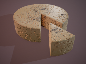 Gorgonzola cheese 3D Model