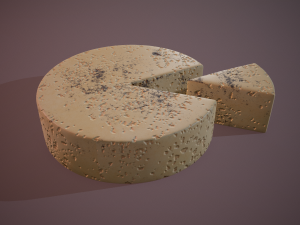 Gorgonzola cheese Model 3D