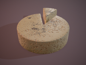 Gorgonzola cheese Model 3D