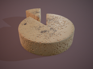 Gorgonzola cheese Model 3D