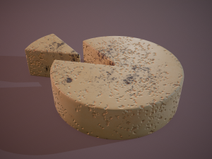 Gorgonzola cheese Model 3D