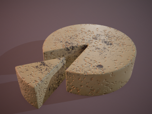 Gorgonzola cheese Model 3D