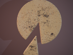 Gorgonzola cheese Model 3D