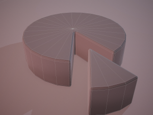 Gorgonzola cheese Model 3D