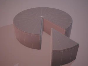 Gorgonzola cheese 3D Model